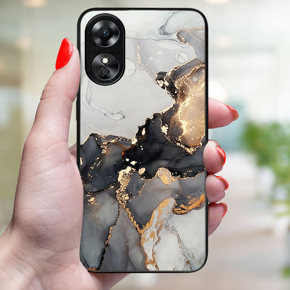 MY ART Védőburkolat a Oppo-hoz A38 GREY MARBLE (140) termék 2. képe