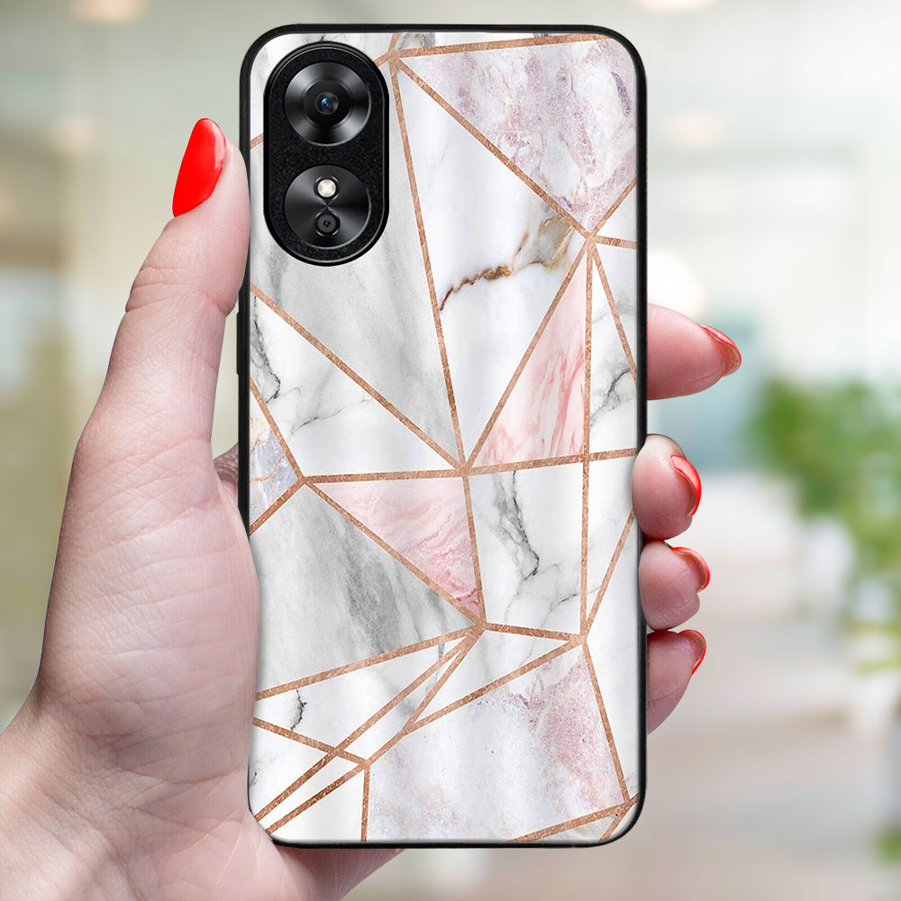 MY ART Védőburkolat a Oppo-hoz A38 PINK MARBLE (143) termék 2. képe
