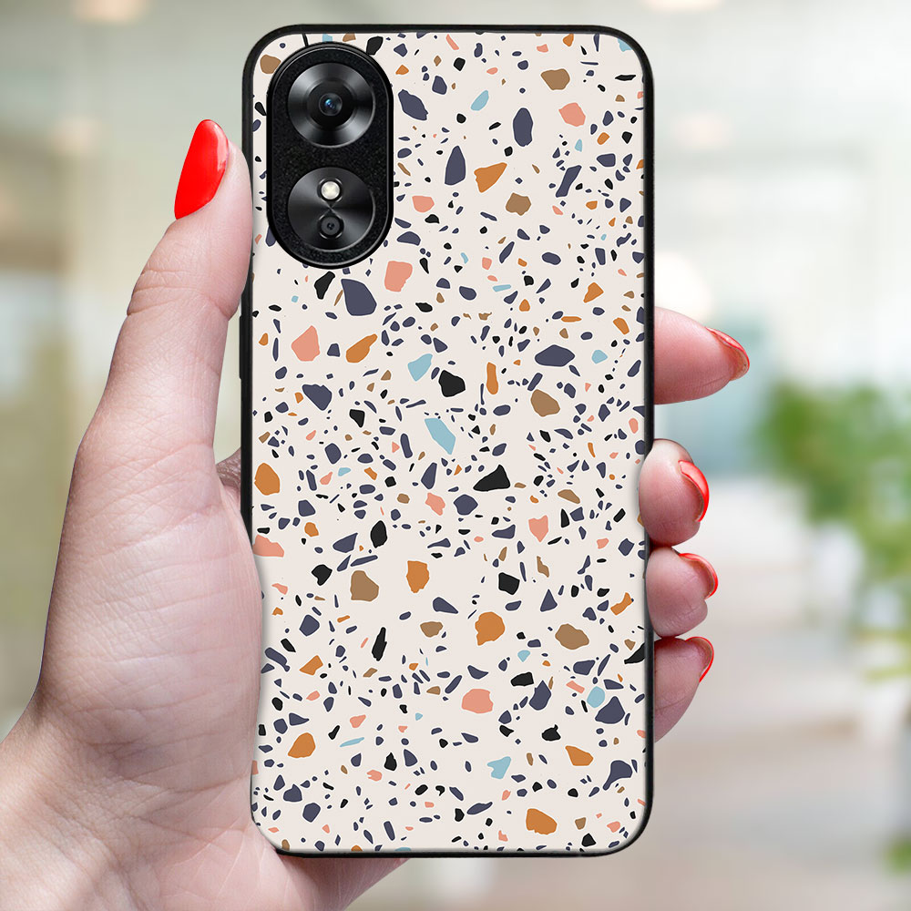 MY ART Védőburkolat a Oppo-hoz A38 BEIGE TERRAZZO (162) termék 2. képe