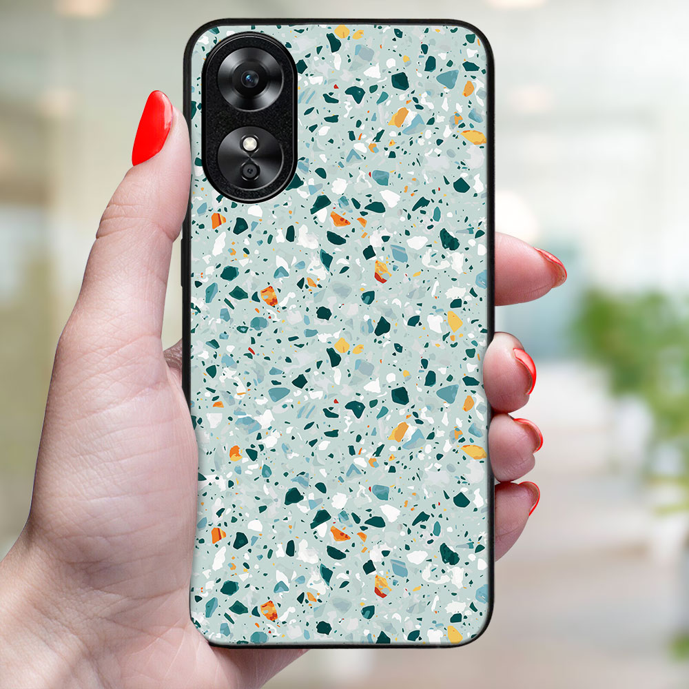 MY ART Védőburkolat: Oppo A38 BLUE TERRAZZO (164) termék 2. képe