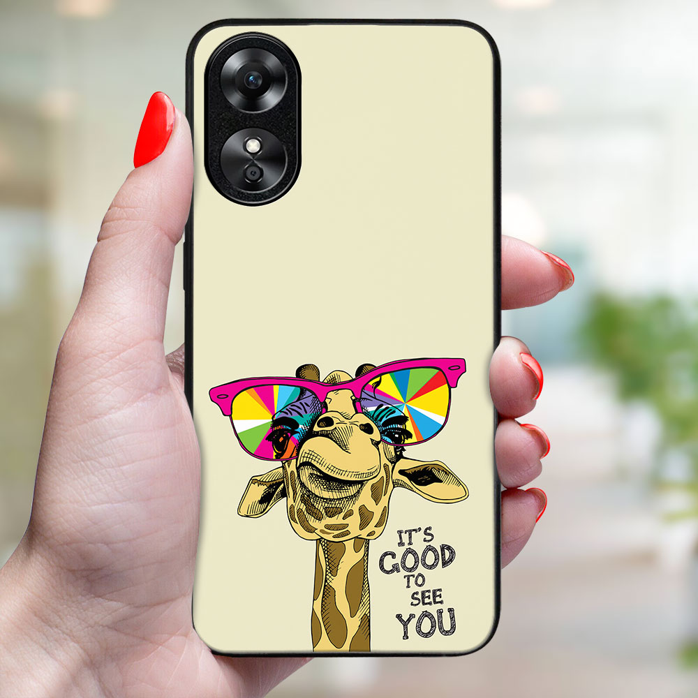 MY ART Védőburkolat Oppo-hoz A38 GIRAFFE (180) termék 2. képe