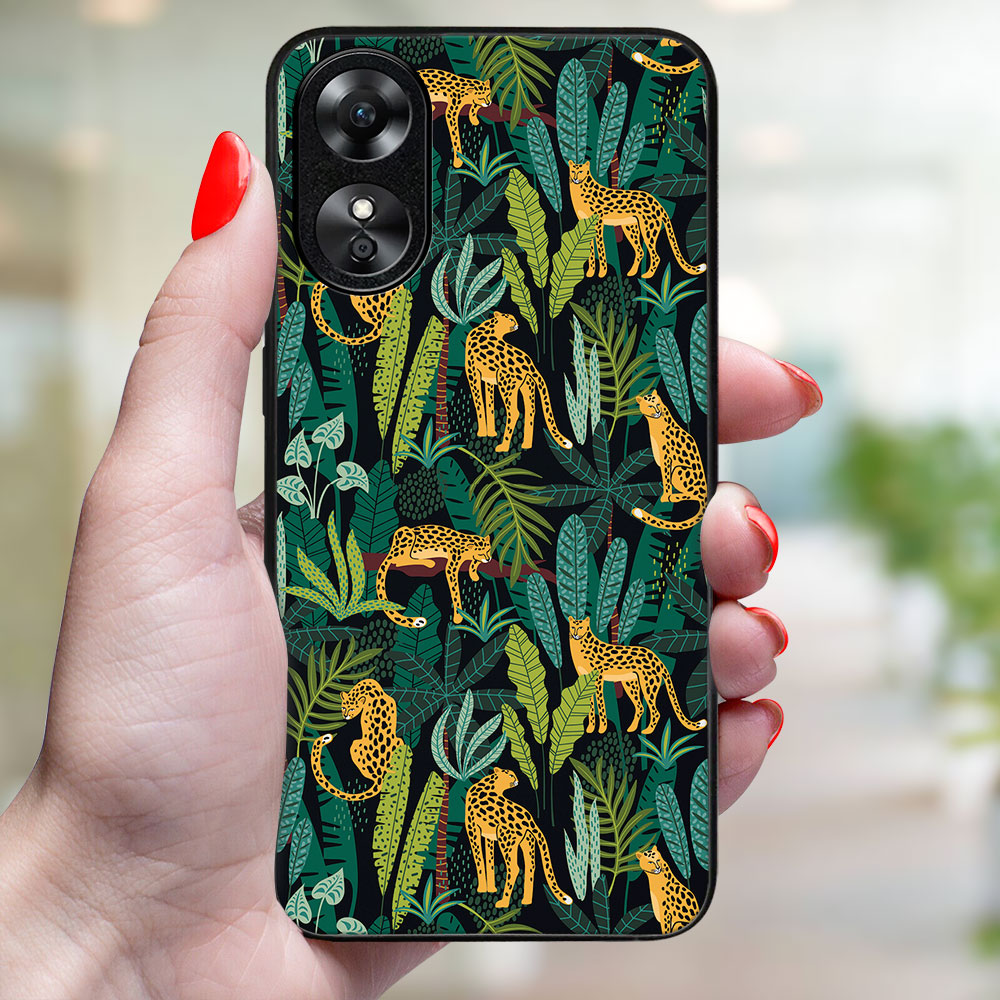 MY ART Védőburkolat a Oppo A38 LEOPARD (239) számára termék 2. képe