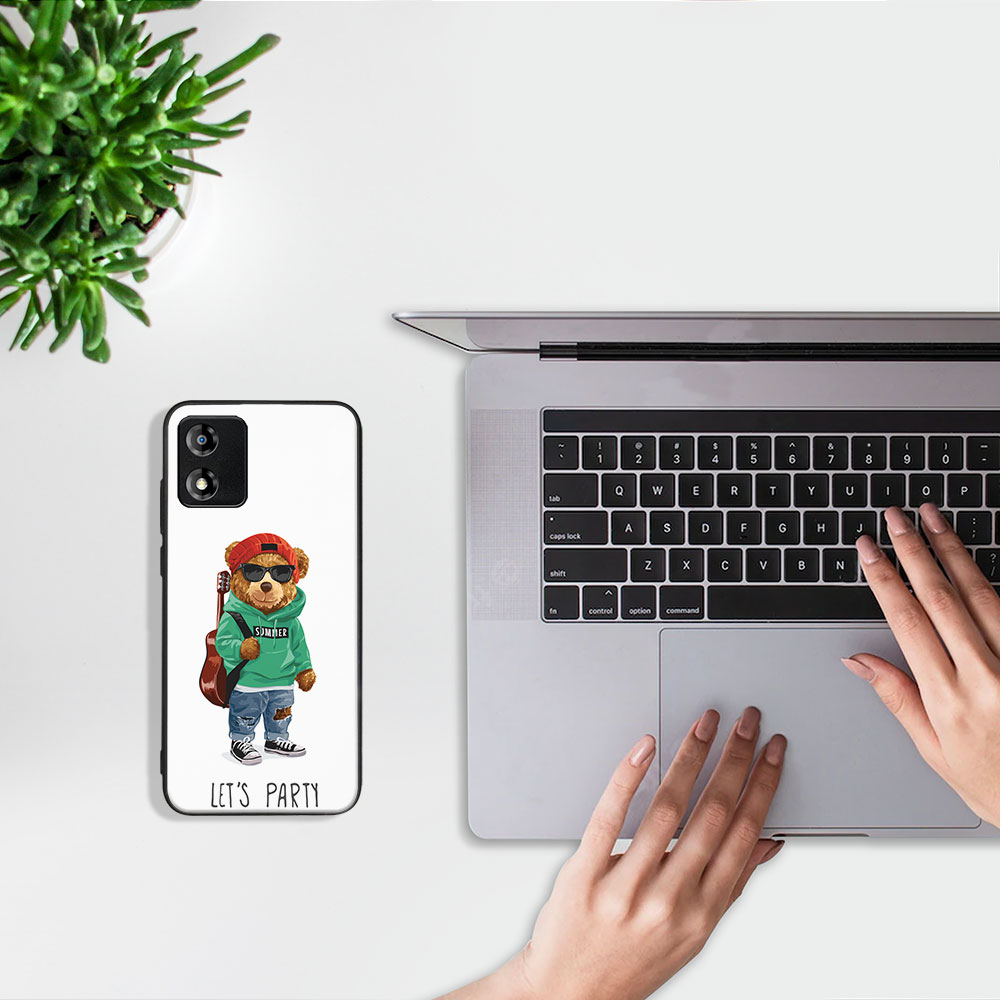 MY ART Védőburkolat a Motorola Moto E13 BEAR (177) számára termék 2. képe