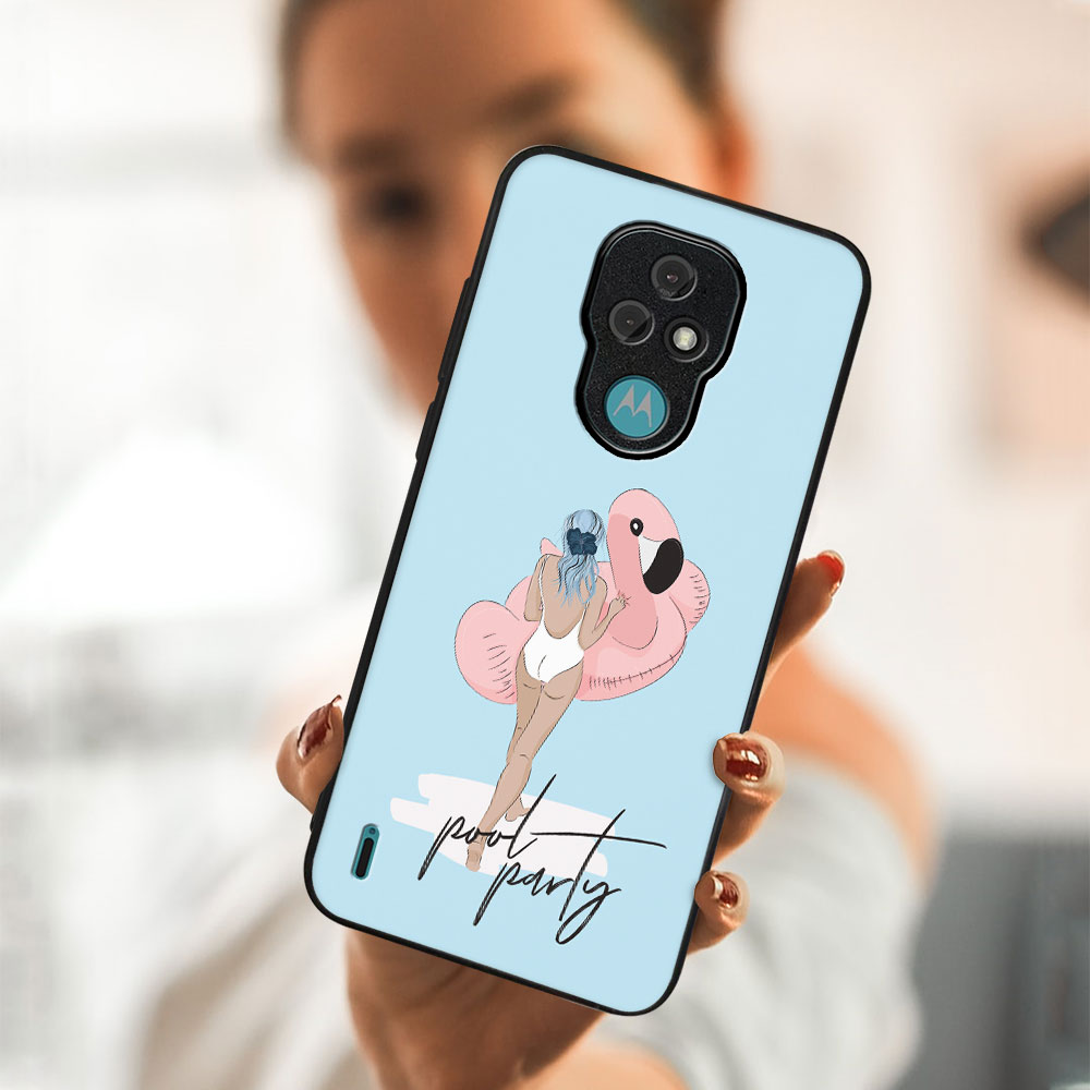 PROTEMIO MY ART Védőtok Motorola Moto E7 POOL (126) termék 2. képe