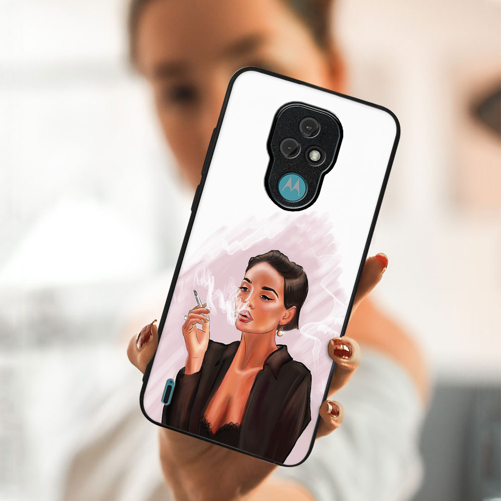 PROTEMIO MY ART Védőtok Motorola Moto E7 CIGARETTE (135) termék 2. képe