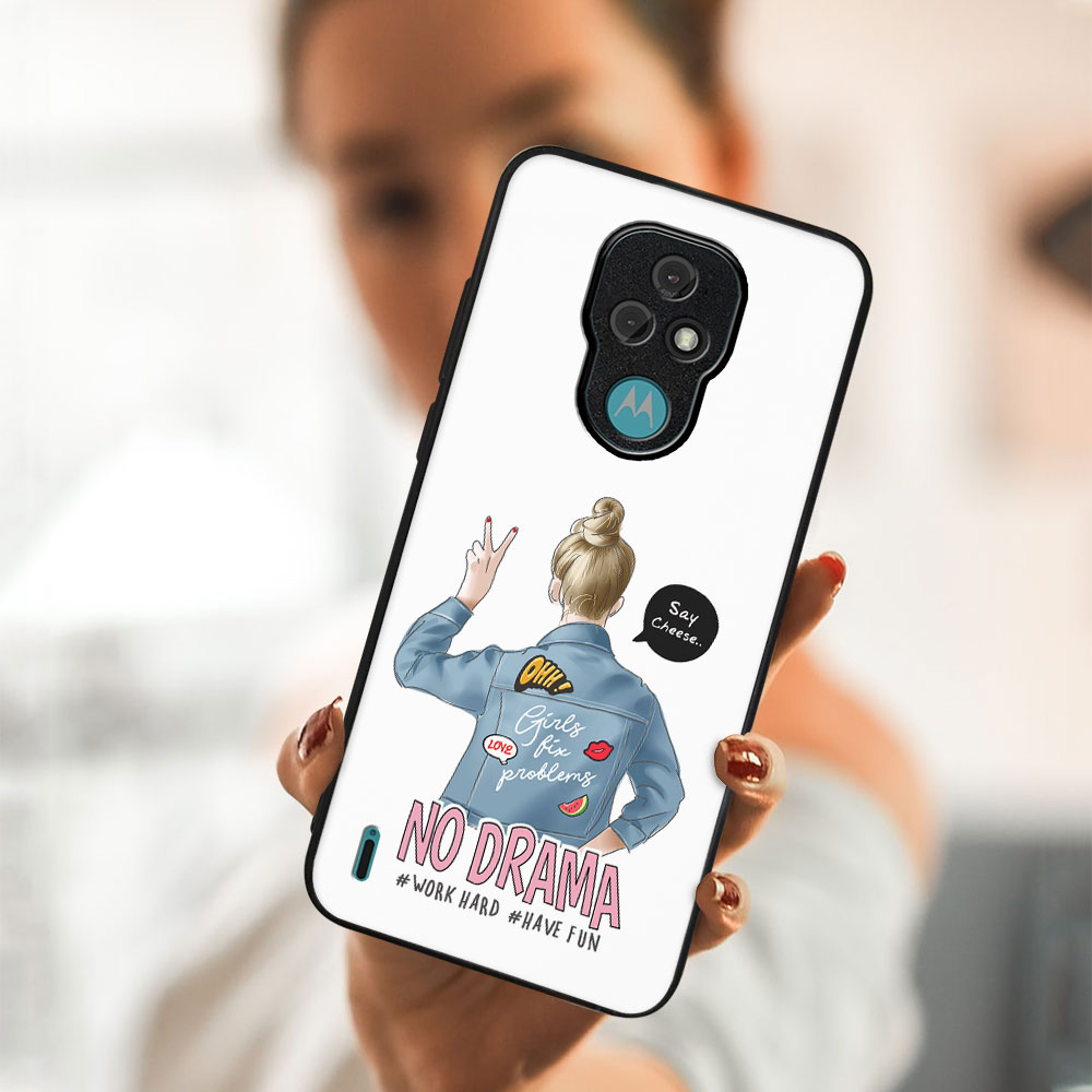 PROTEMIO MY ART Védőtok Motorola Moto E7 NO DRAMA (138) termék 2. képe