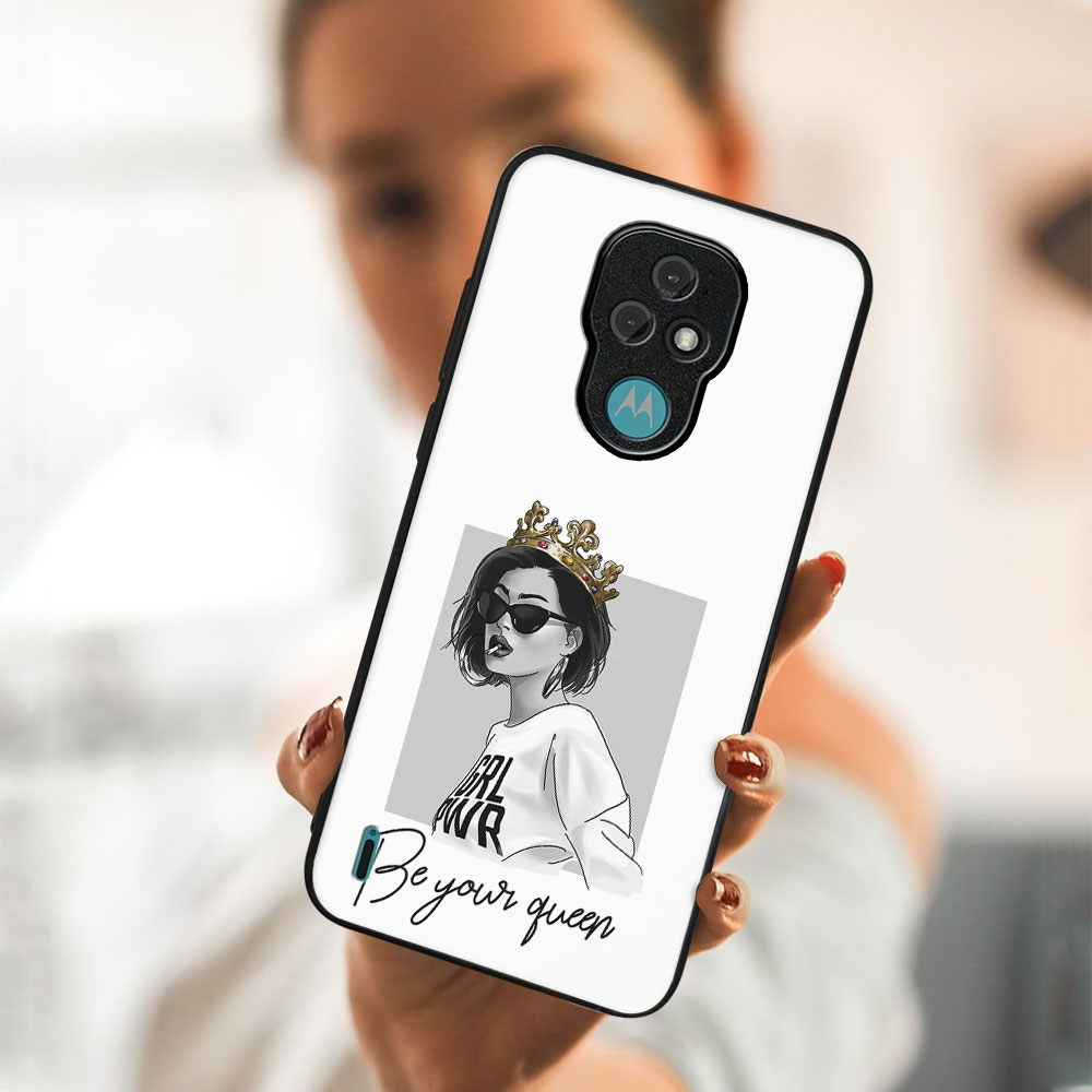 PROTEMIO MY ART Védőtok Motorola Moto E7 QUEEN (139) termék 2. képe
