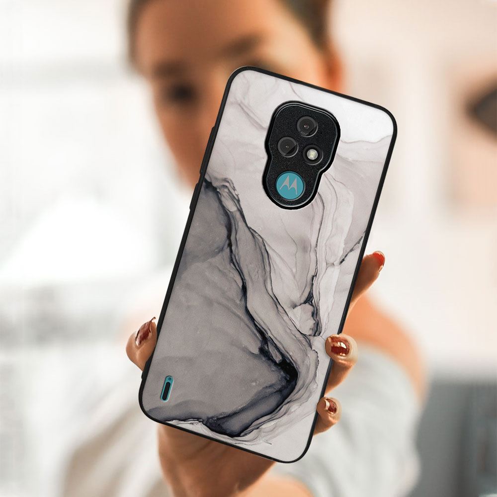 PROTEMIO MY ART Védőtok Motorola Moto E7 BLACK INK (146) termék 2. képe