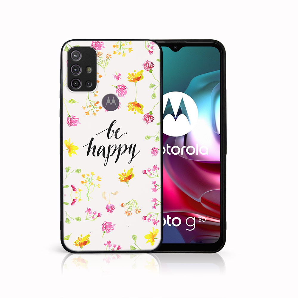 PROTEMIO MY ART szilikon tok Motorola Moto G10 / G20 / G30 BE HAPPY (019) akciós termékkép 1