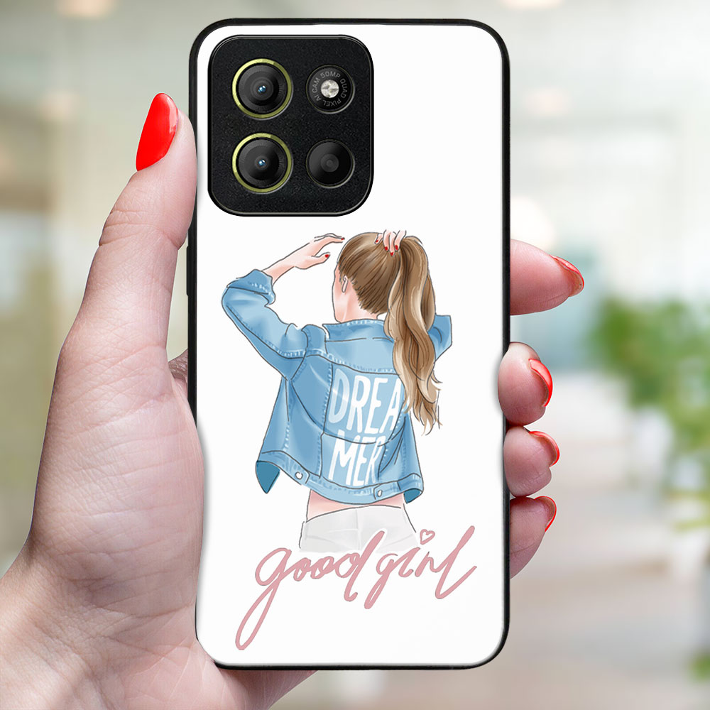 MY ART Védőburkolat a Motorola Moto G15 / Moto G15 teljesítményhez JÓ GIRL (130) termék 2. képe