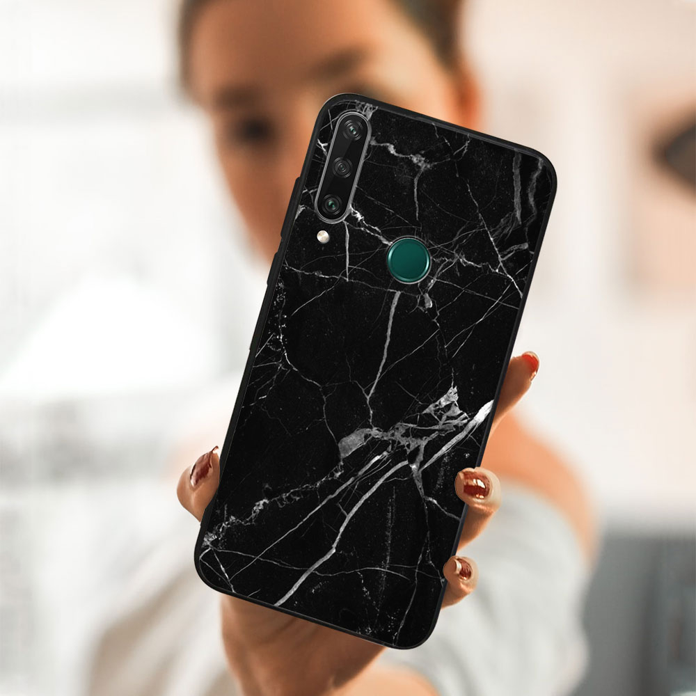PROTEMIO MY ART Védőburkolat Huawei Y6p BLACK MARBLE (142) termék 2. képe