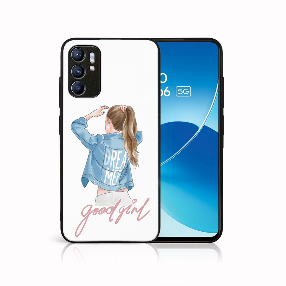 PROTEMIO MY ART Szilikon borító Oppo Reno6 5G GOOD GIRL (130) akciós termékkép 1