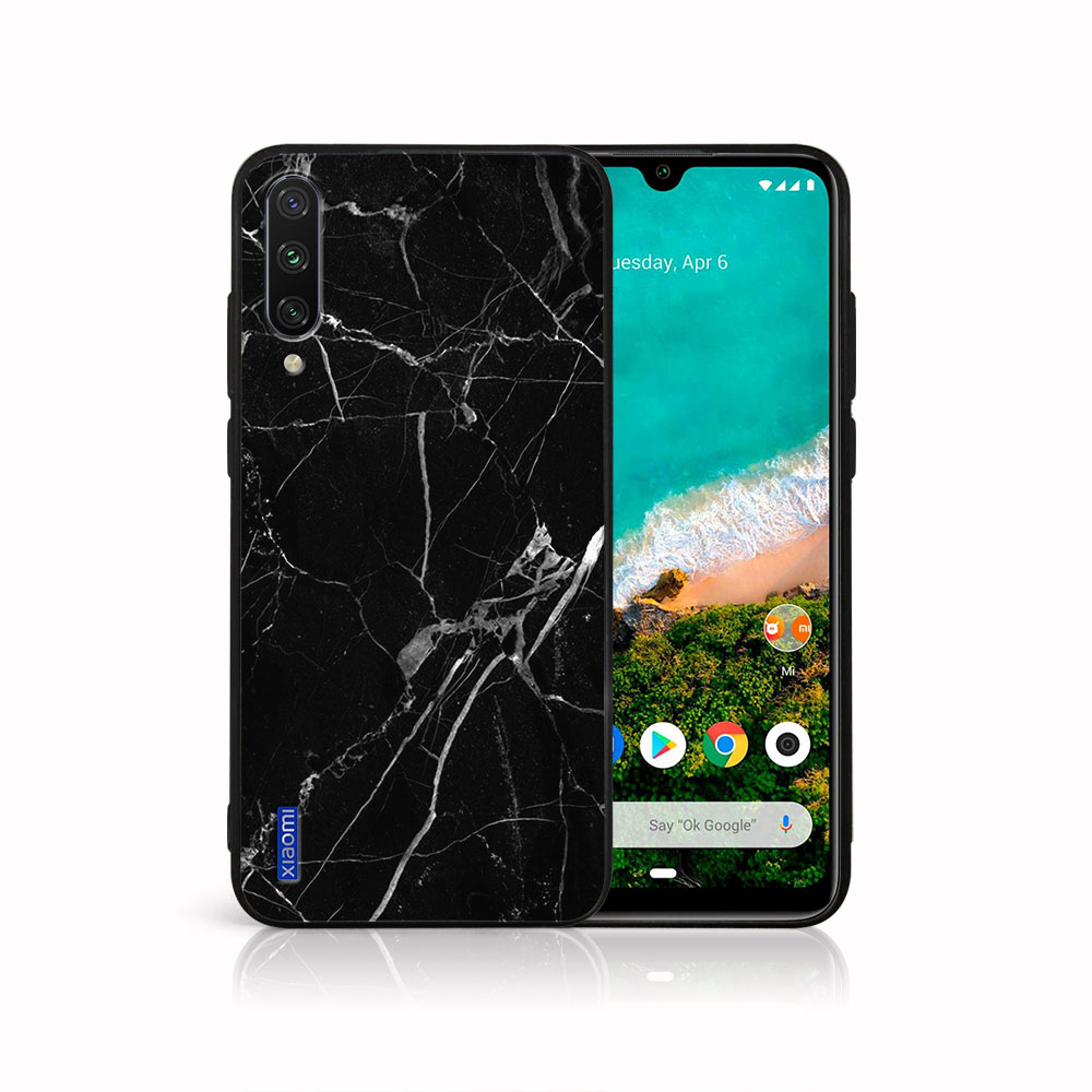 PROTEMIO MY ART Védőburkolat Xiaomi Mi A3 BLACK MARBLE (142) akciós termékkép 1