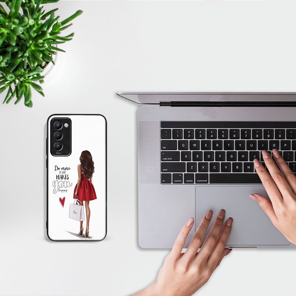 PROTEMIO MY ART Tecno Camon 18 RED DRESS védőtok (137) termék 2. képe