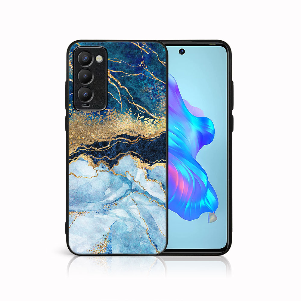 PROTEMIO MY ART Tecno Camon 18 BLUE MARBLE védőtok (141) akciós termékkép 1