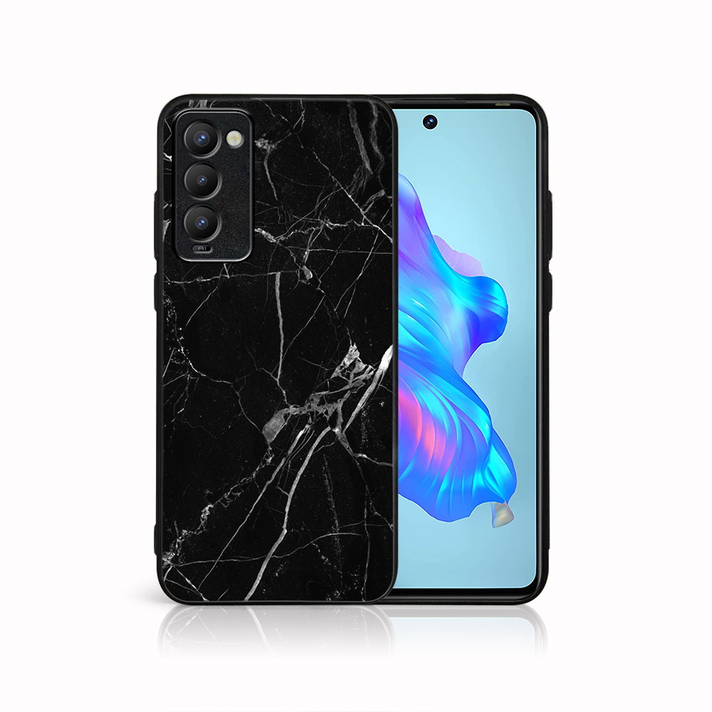 PROTEMIO MY ART Védőhuzat Tecno Camon 18 BLACK MARBLE (142) készülékhez akciós termékkép 1