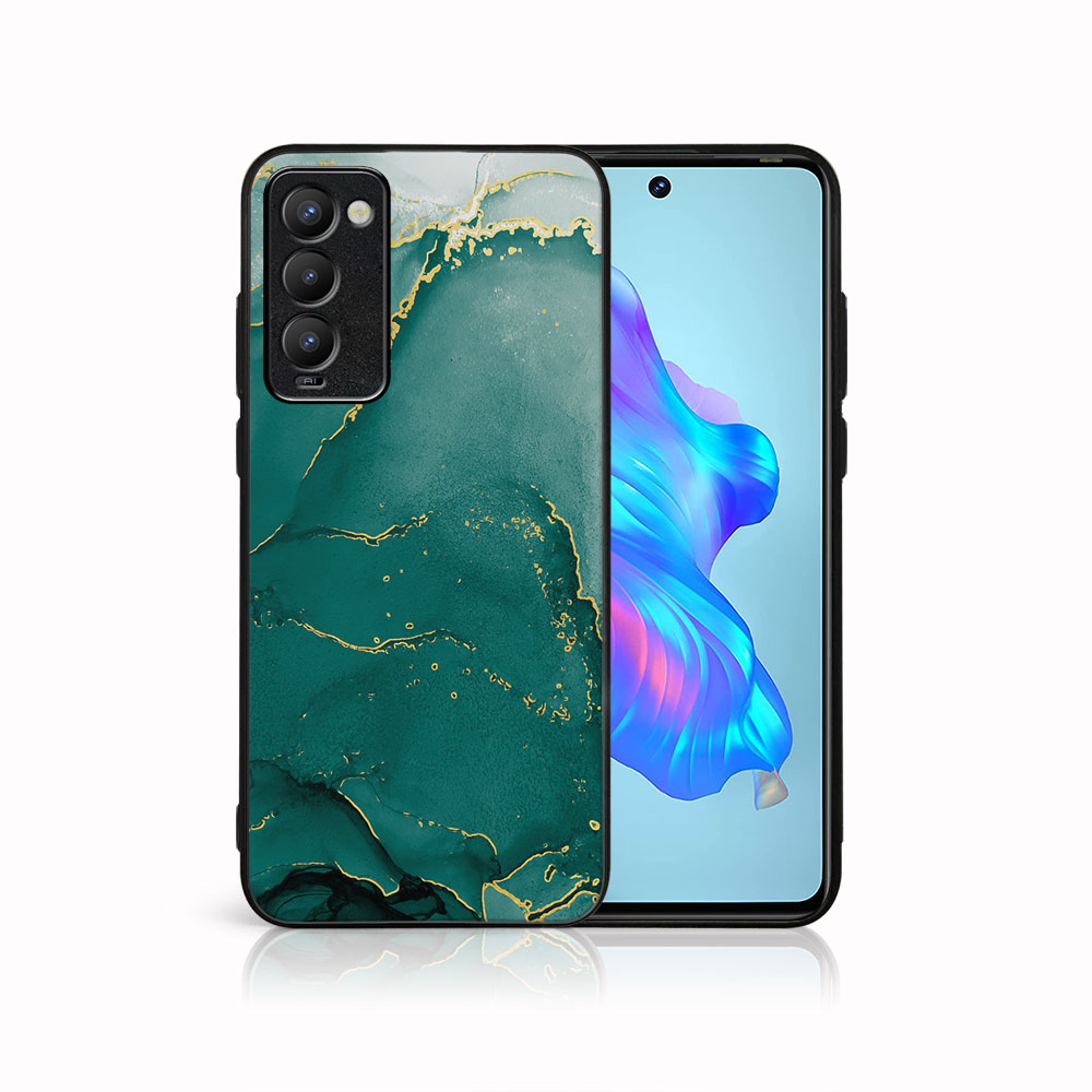 PROTEMIO MY ART Védőhuzat Tecno Camon 18 GREEN MARBLE (145) készülékhez akciós termékkép 1