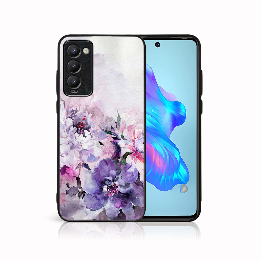 PROTEMIO MY ART Tecno Camon 18 PEONIES védőtok (156) akciós termékkép 1