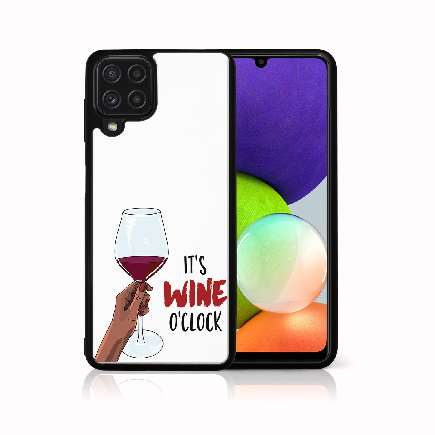 PROTEMIO MY ART szilikon tok Samsung Galaxy A22 WINE (007) akciós termékkép 1