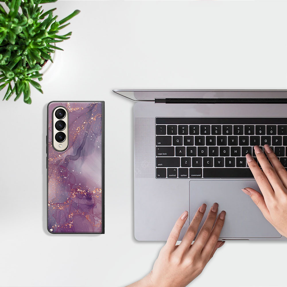 MY ART Védőtok Samsung Galaxy Z Fold4 5G PURPLE (148) készülékhez termék 2. képe