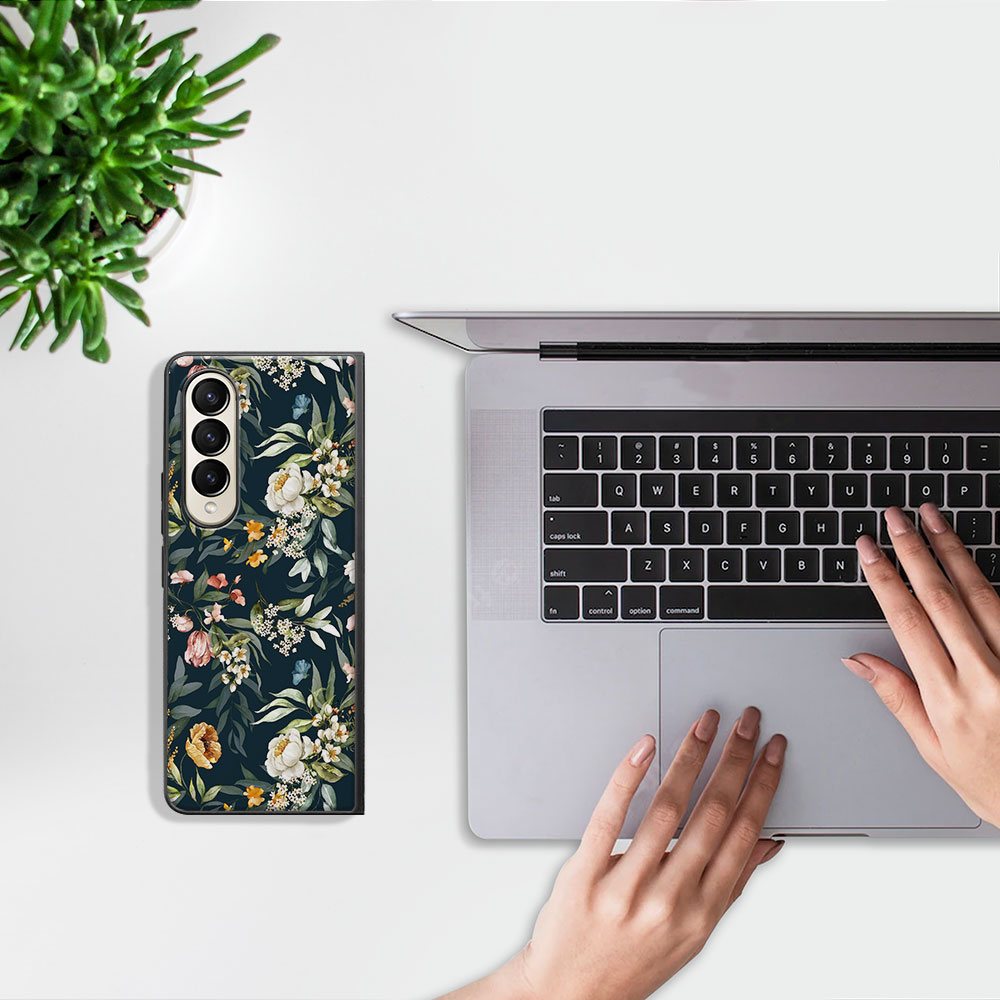 MY ART Védőtok Samsung Galaxy Z Fold4 5G FLORAL (158) készülékhez termék 2. képe