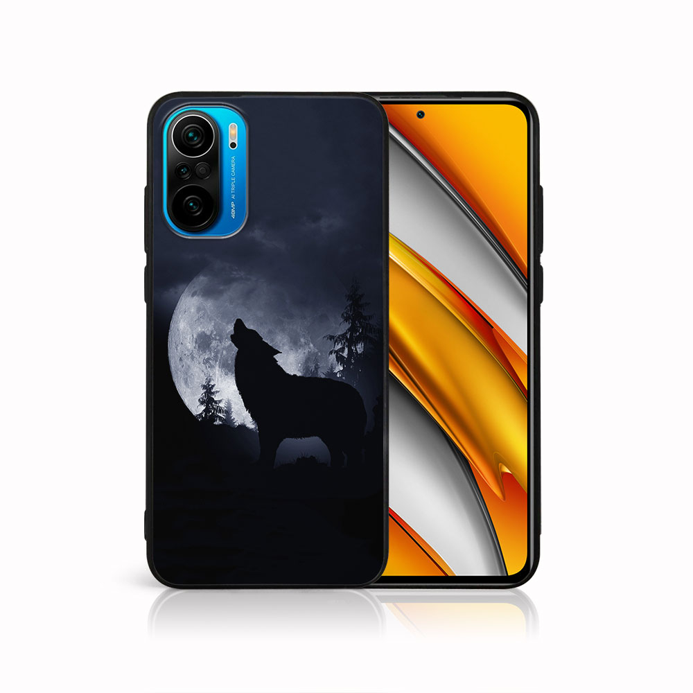 PROTEMIO MY ART szilikon tok Xiaomi Poco F3 WOLF (044) akciós termékkép 1