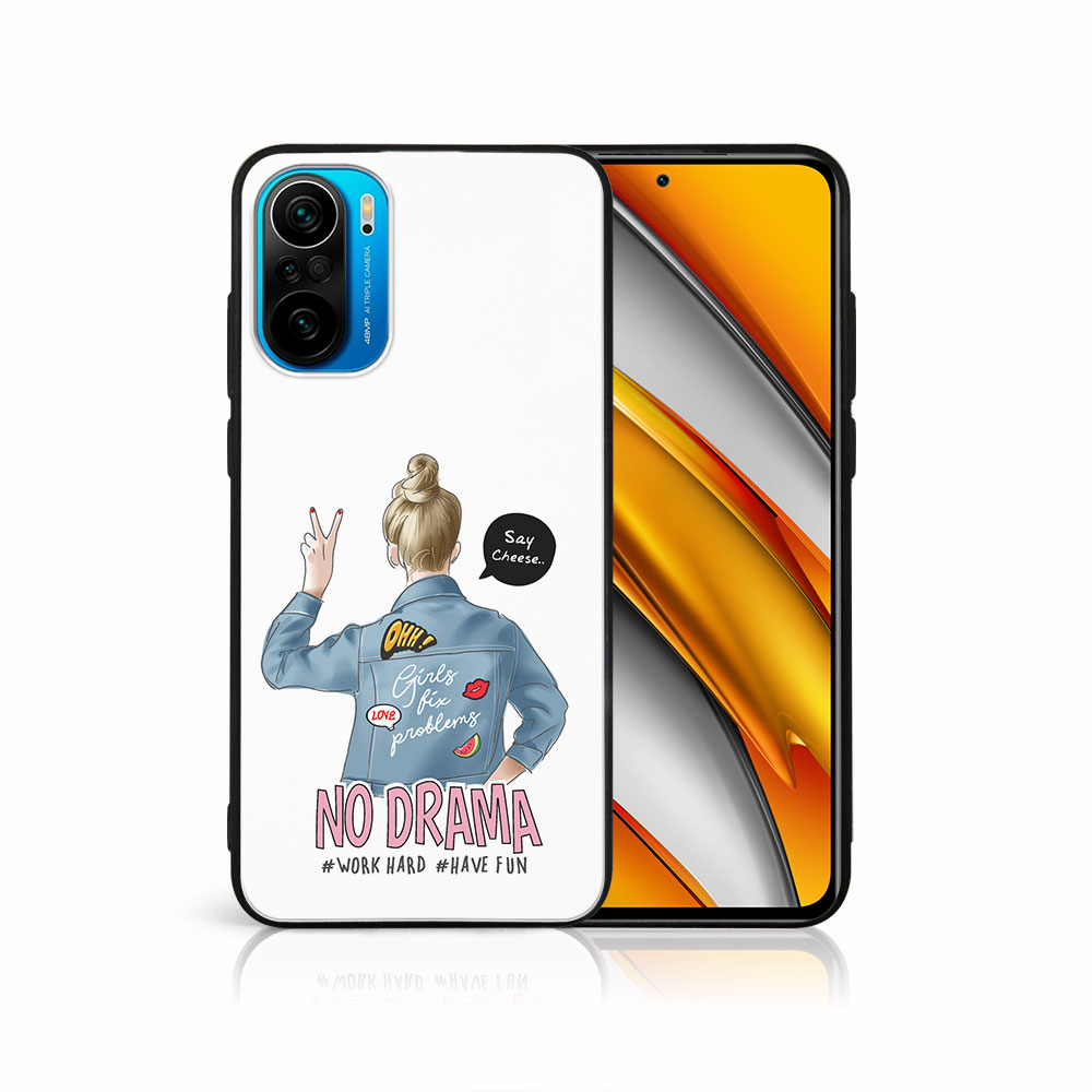 PROTEMIO MY ART szilikon tok Xiaomi Poco F3 NO DRAMA (138) akciós termékkép 1