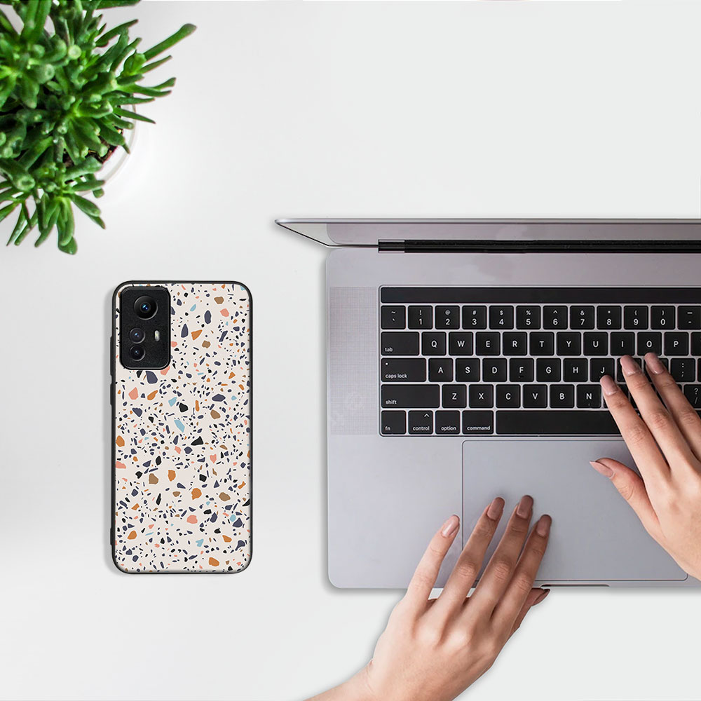 PROTEMIO MY ART Védőburkolat Xiaomi Redmi-hez Note 12S BEIGE TERRAZZO (162) termék 2. képe