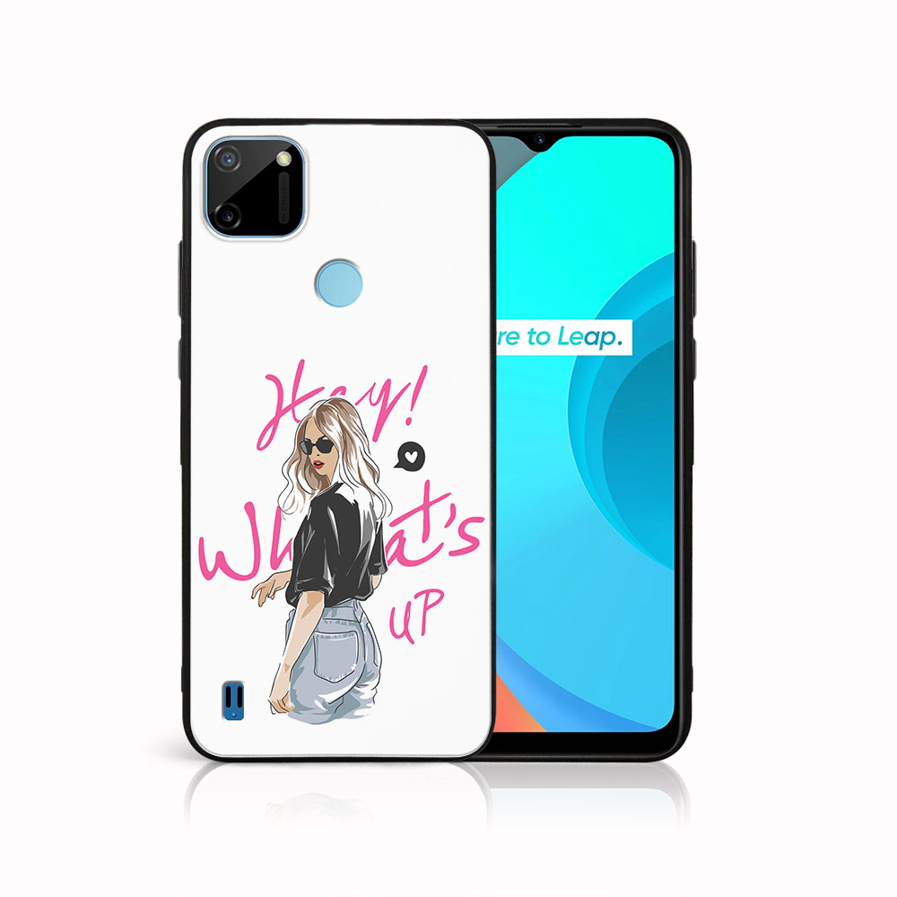 PROTEMIO MY ART szilikon tok Realme C11 WHATSUP (132) akciós termékkép 1