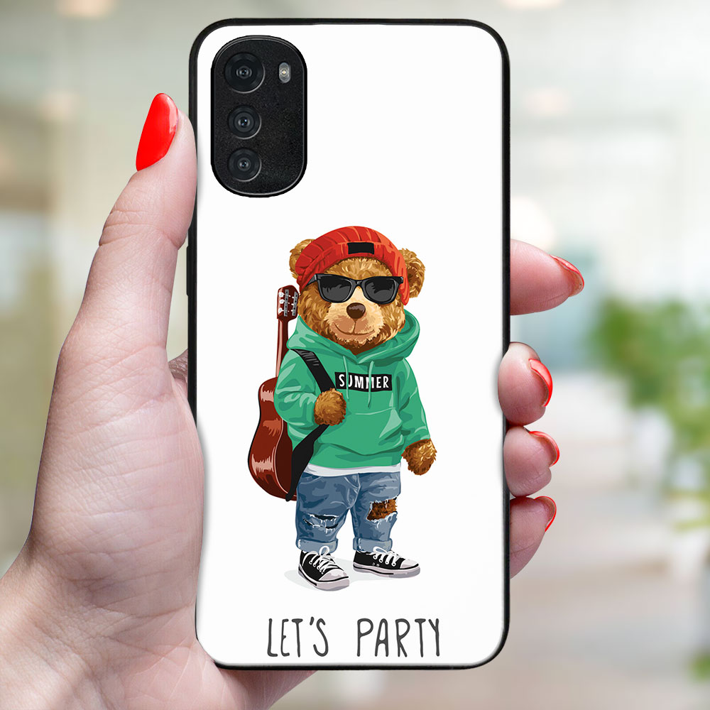 MY ART Védőburkolat Motorola Moto E32 / E32s BEAR (177)-hoz termék 2. képe