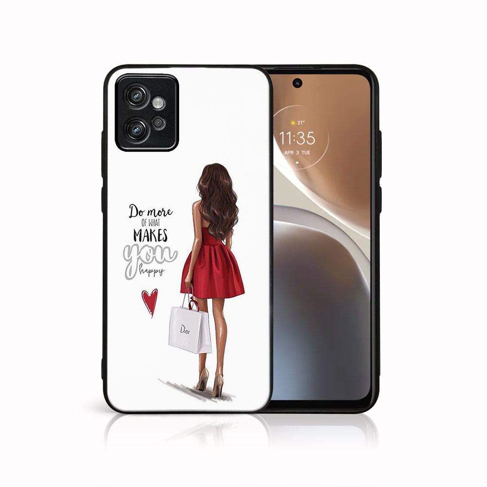 PROTEMIO MY ART Védőhuzat Motorola Moto G32 RED DRESS (137) készülékhez akciós termékkép 1