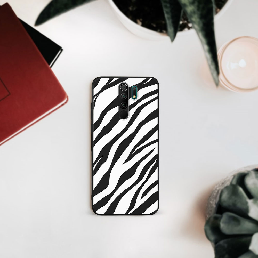 PROTEMIO MY ART szilikon tok Xiaomi Redmi 9 ZEBRA (049) termék 2. képe