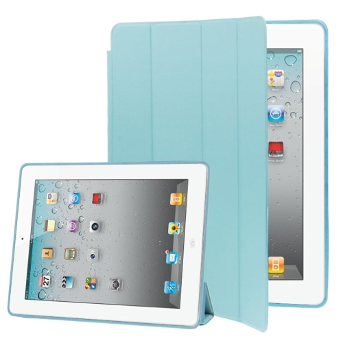 LEATHER Flip tok Apple iPad 2/3/4 kék akciós termékkép 1