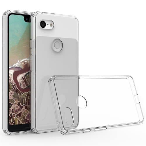 SHOCK Extra odolný obal Google Pixel 3 XL priehľadný akciós termékkép 1