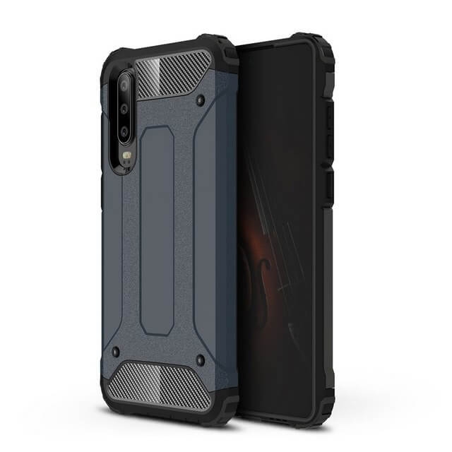 TOUGH Ochranný kryt Huawei P30 modrý akciós termékkép 1