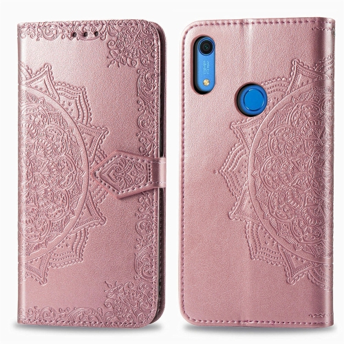 ART Pénztárca borító Huawei Y6 2019 / Y6s 2019 ORNAMENT rózsaszín akciós termékkép 1