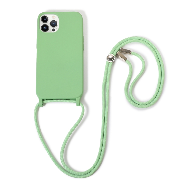 LANYARD Védőburkolat vezetékkel Apple iPhone 13 Pro világos zöld akciós termékkép 1