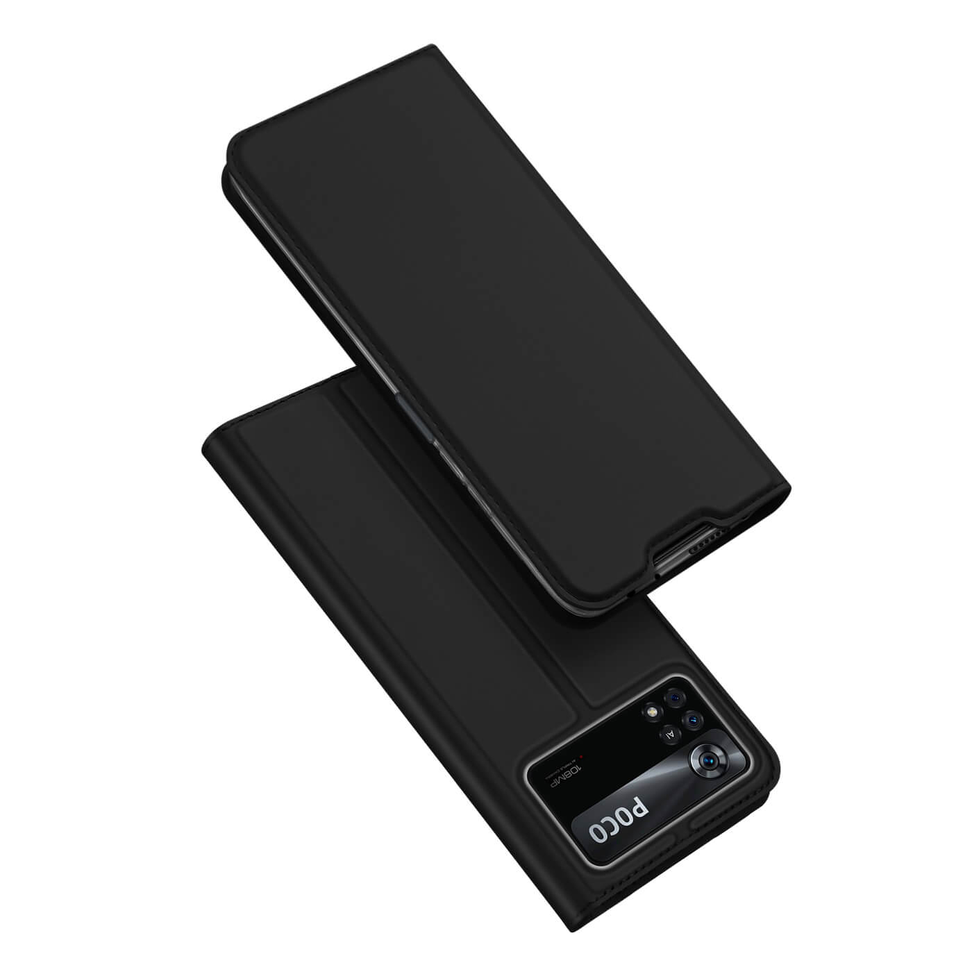 DUX Wallet tok Xiaomi Poco X4 Pro 5G fekete fekete termék 2. képe