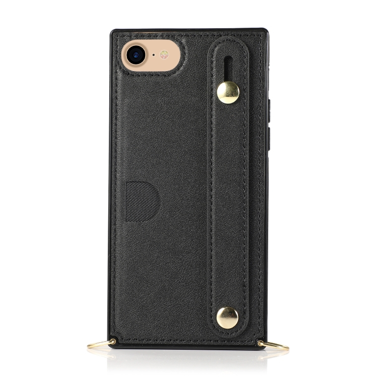 STRAP tok szíjjal Apple iPhone 7 / iPhone 8 / iPhone SE 2022 / 2020 fekete akciós termékkép 1