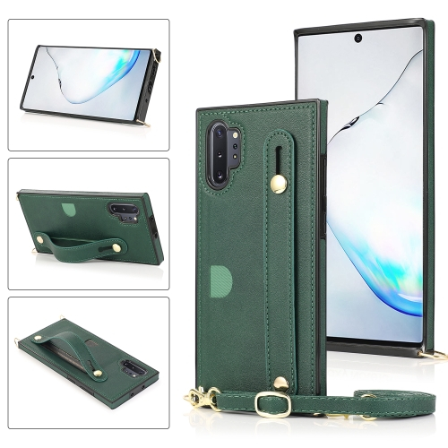 SZÍJ Huzat pánttal Samsung Galaxy Note 10 Plus zöld akciós termékkép 1