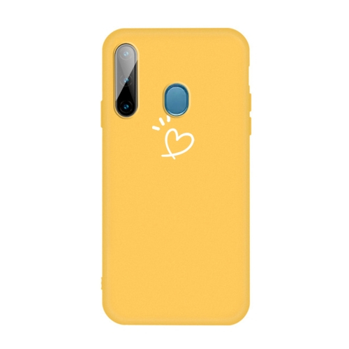Aranyos szilikon tok Samsung Galaxy A11 / M11 sárga akciós termékkép 1