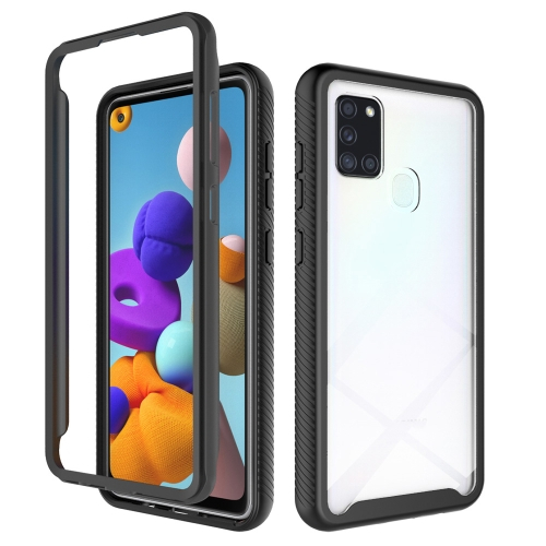 DUAL strapabíró burkolat Samsung Galaxy A21s fekete akciós termékkép 1