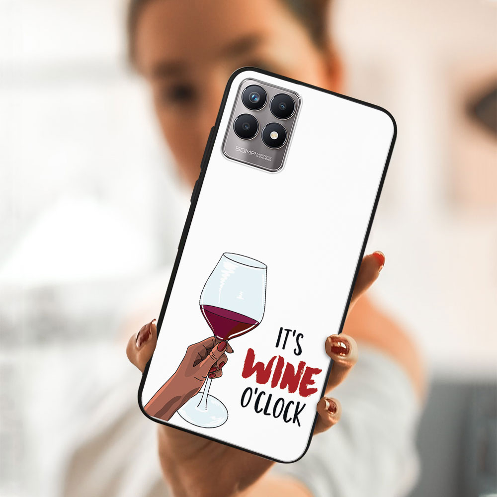 PROTEMIO MY ART szilikon tok Realme 8i WINE (007) termék 2. képe