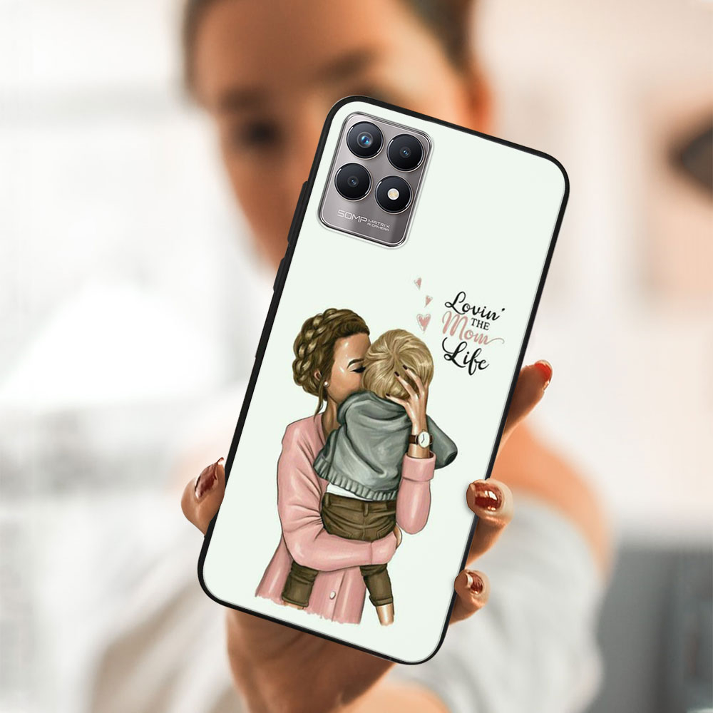 PROTEMIO MY ART szilikon tok Realme 8i MOM LIFE (118) termék 2. képe