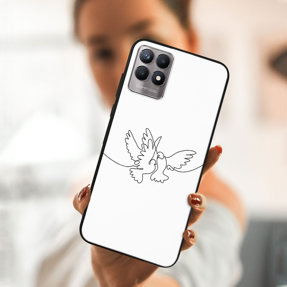PROTEMIO MY ART szilikon tok Realme 8i DOVE (031) termék 2. képe