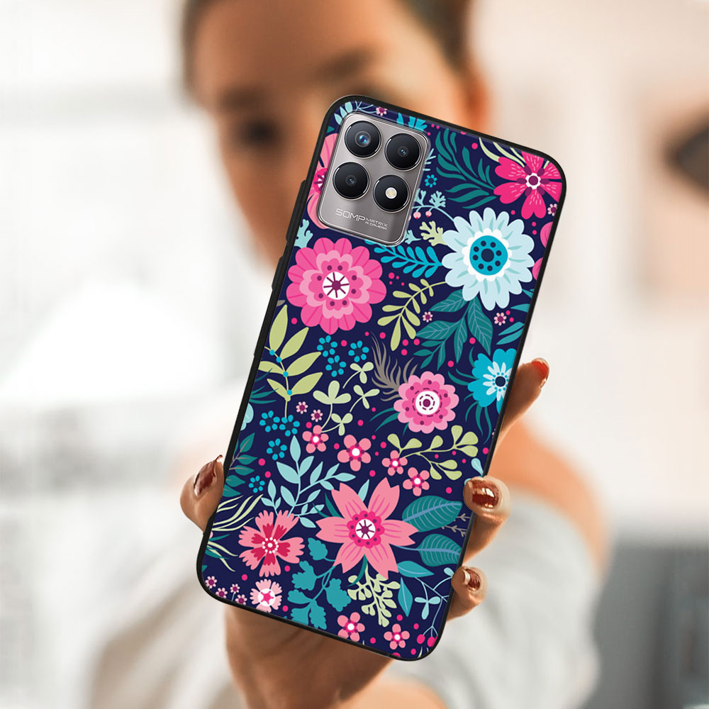 PROTEMIO MY ART szilikon tok Realme 8i FLORA (038) termék 2. képe