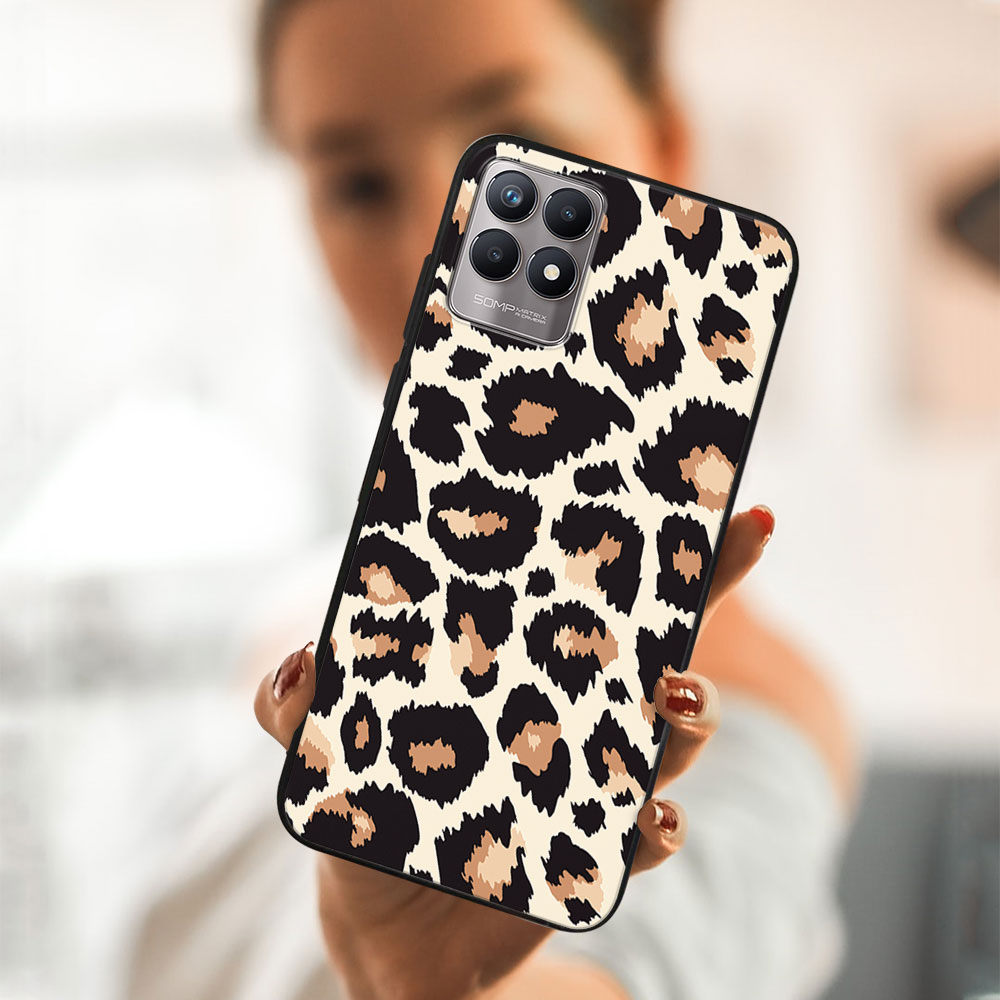PROTEMIO MY ART szilikon tok Realme 8i LEOPARD (047) termék 2. képe