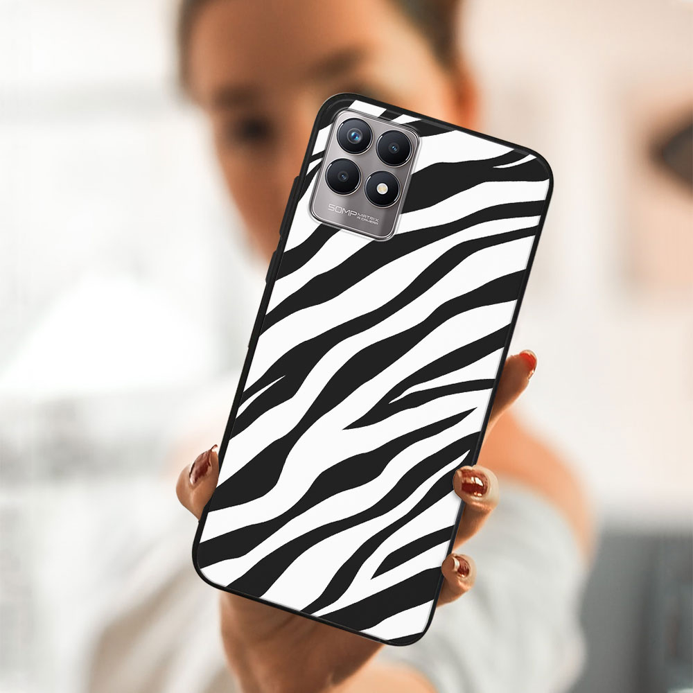 PROTEMIO MY ART szilikon tok Realme 8i ZEBRA (049) termék 2. képe
