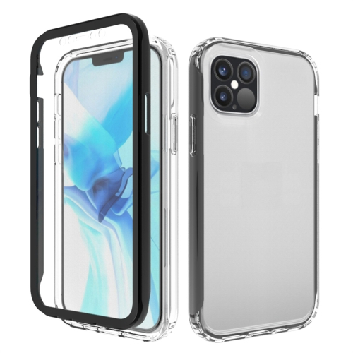 DUAL Tartós borítás fóliával Apple iPhone 12 Pro Max fekete akciós termékkép 1