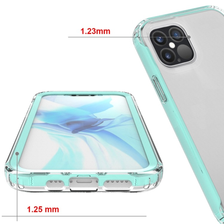 DUAL Tartós borítás fóliával Apple iPhone 12 Pro Max fekete termék 2. képe